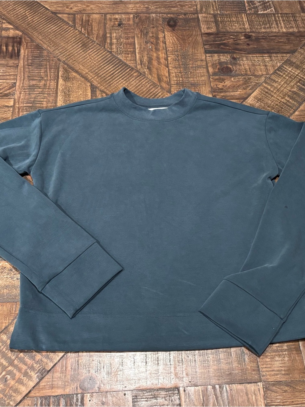 Athleta Women's Crewneck Sweatshirt - Teal Blue size XXS